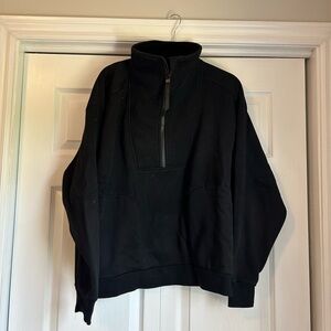 Oversized quarter zip